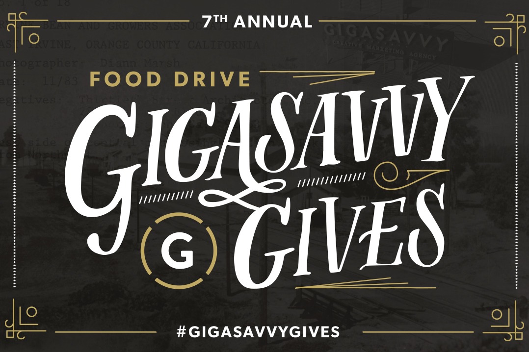 Gigasavvy Gives - Food drive