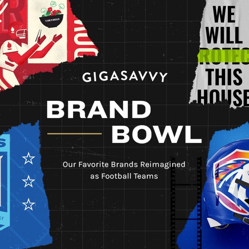 Gigasavvy brand bowl super bowl creative blog hero