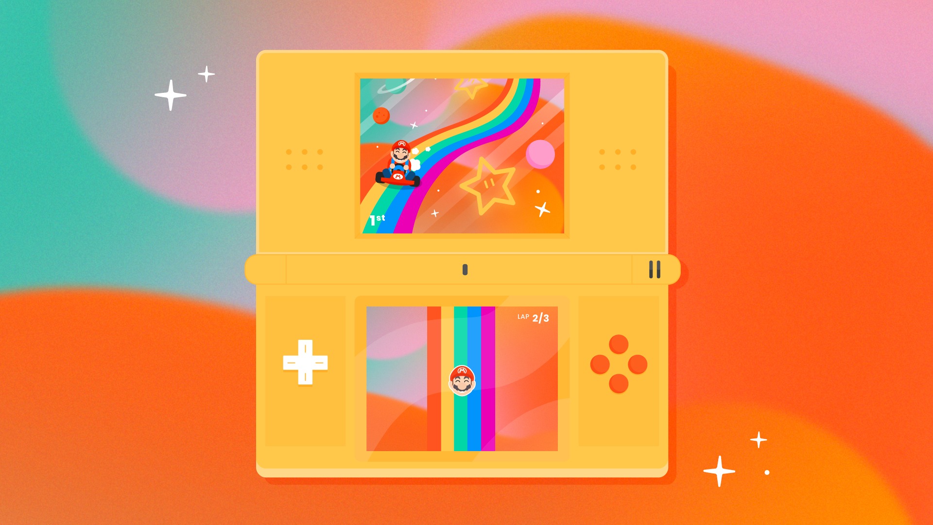 Mario-Kart-Rainbow-Road-Mario-Day-Gigasavvy-Nintendo-Switch-Design-Brittany-Davis