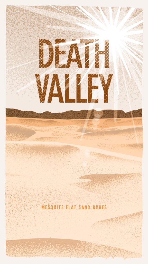 Death Valley National Park Poster Ryan Schram Gigasavvy