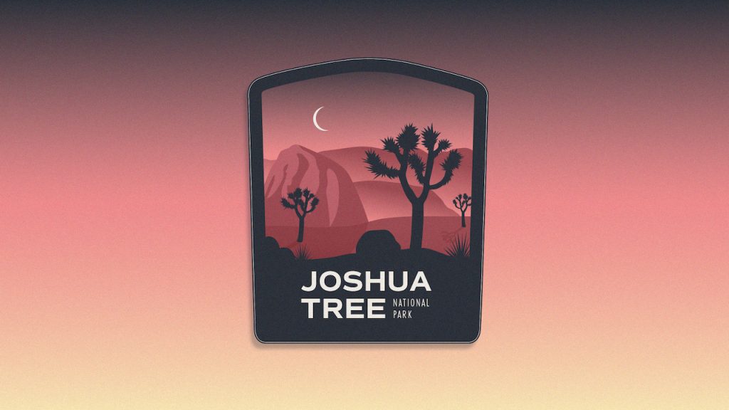 Joshua Tree National Park Sticker and Patch by Brittany Davis Gigasavvy