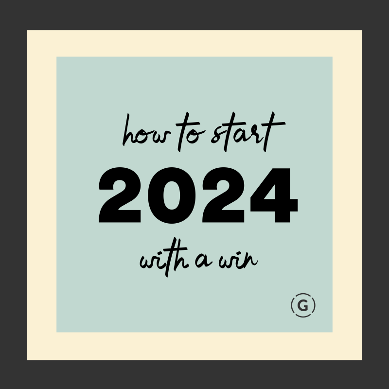 2024 Planning: How to Start the Year With a Win